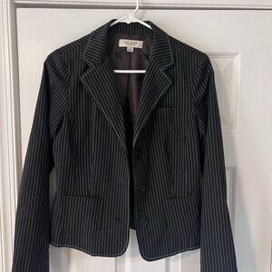 Paul & Joe Women's Black Pinstripe Blazer